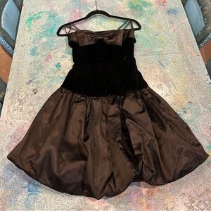 Vintage Bubble Skirt Cocktail Dress